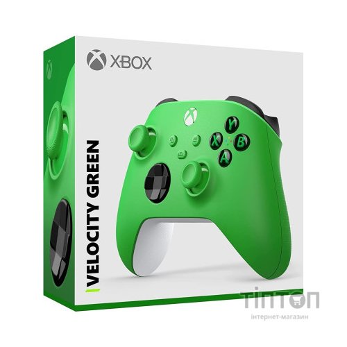 Геймпад Microsoft Wireless Controller Green (QAU-00091)