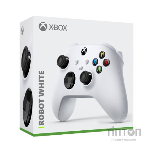 Геймпад Microsoft Wireless Controller Robot White (QAS-00009)