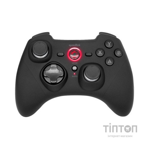 Геймпад Speedlink RAIT Wireless for PC/PS3/Switch/OLED Rubber-Black (SL-650110-BK)