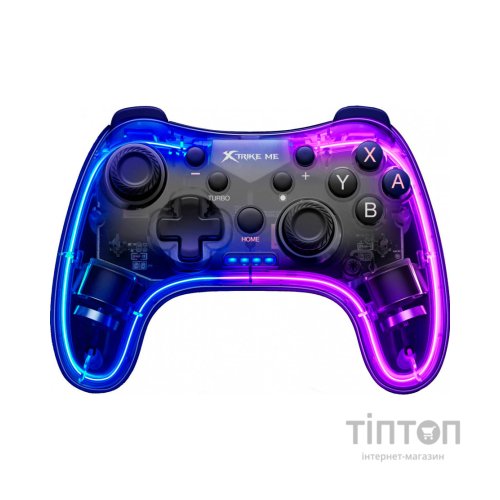 Геймпад Xtrike ME GP-52 Bluetooth RGB PS4/IOS/Android/PC/Nintendo (GP-52)