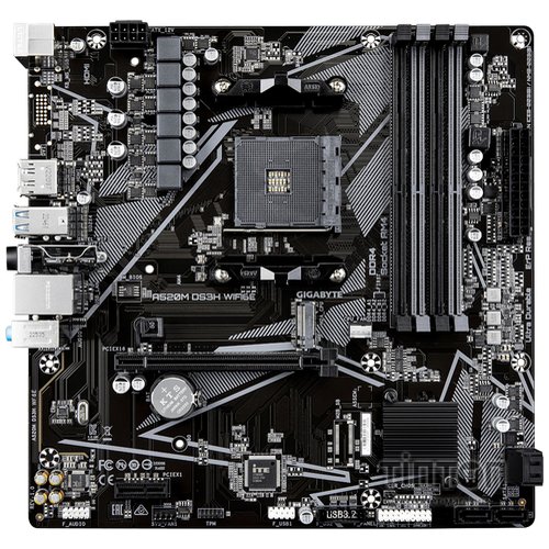 GIGABYTE A520M DS3H WIFI6E