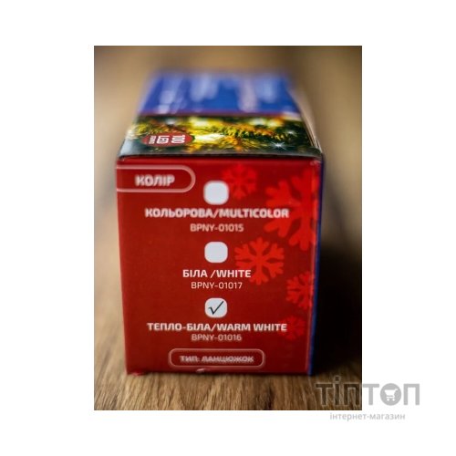 Гірлянда BPNY White 100 LED, 5М, 8 функцій, 220V (102952)