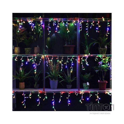 Гірлянда ColorWay Бахрома 3мx0.6м 100Led IP20 кольорова (CW-GF-100L36VMC)