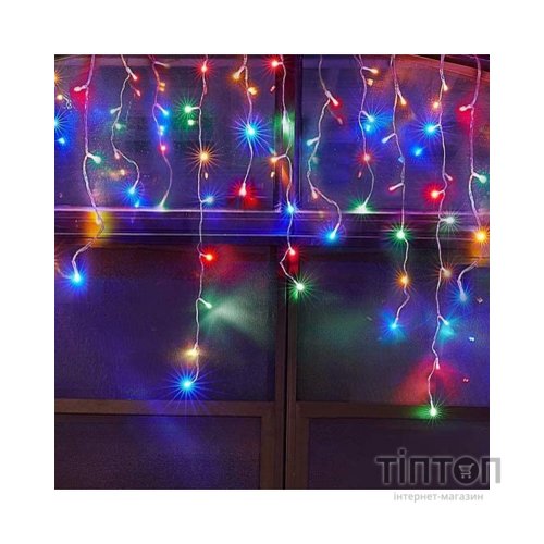 Гірлянда ColorWay Бахрома 3мx0.6м 100Led IP20 кольорова (CW-GF-100L36VMC)