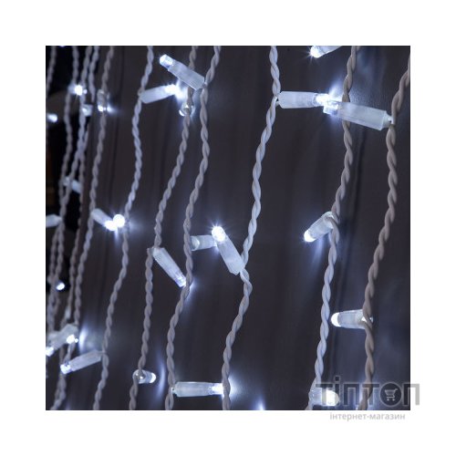 Гірлянда ColorWay Бахрома 6мx0.6м 192Led IP44 холодний колір (CW-GOF-192L66VCW)
