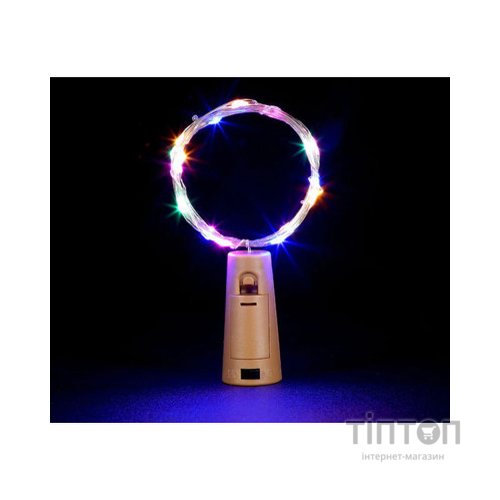 Гірлянда ColorWay пробка для пляшки на батарейках LED 20/2М (5шт/уп) кольорова (CW-GC-20L2BMC)