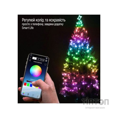 Гірлянда ColorWay Smart LED RGB WiFi+Bluetooth 10M 60LED IP65 (CW-GS-60L10UMC)
