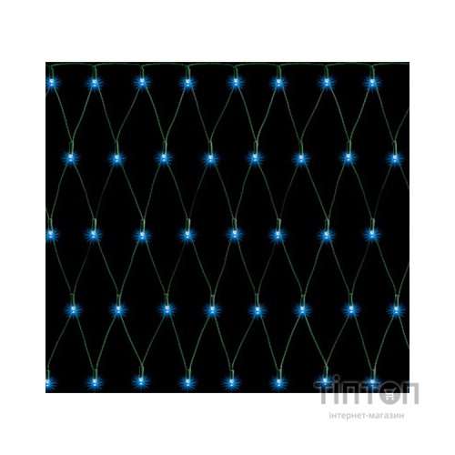 Гірлянда Jumi Сітка 100 LED, 1x1 м, блакитний (5900410537583)