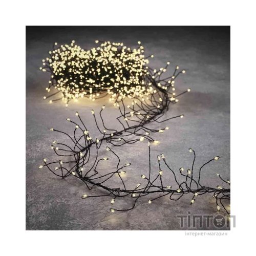 Гірлянда Luca Lighting кластер чорна струна теплий білий 8 м (8718861852905)