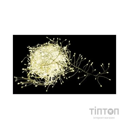 Гірлянда Luca Lighting кластер Мідна срібна струна теплий білий 14 м (8718861852837)