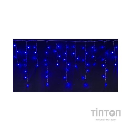 Гірлянда Novogod`ko бахрома 83 LED, синя, 2,1*0,7 м, 8 режимів (973772)