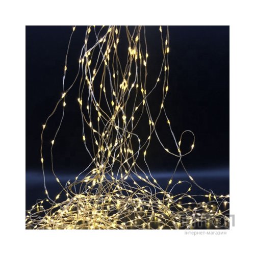 Гірлянда Novogod`ko Кінський хвіст,мідн.дроті 345 LED,тепл.бiл, 2,3м (974226)