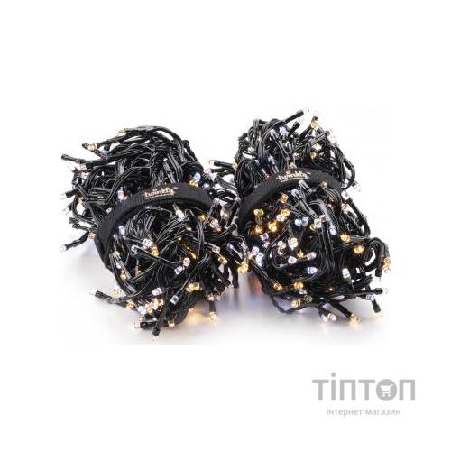 Гірлянда Twinkly Smart LED Cluster AWW, 400, BT+WiFi, Gen II, IP44 кабель чо (TWC400GOP-BEU)