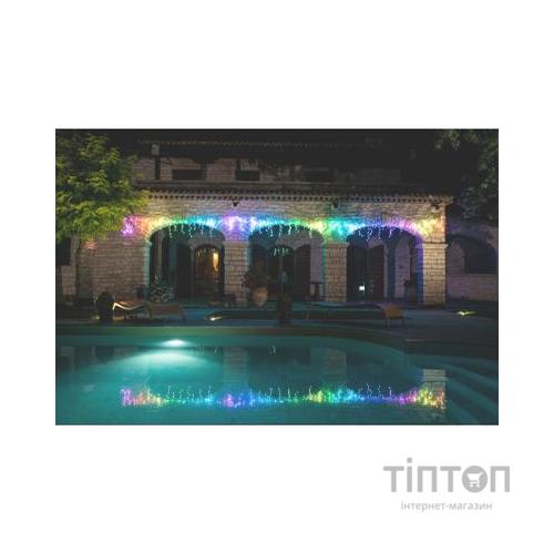 Гірлянда Twinkly Smart LED Icicle RGBW 190, BT+WiFi, Gen II, IP44 кабель проз (TWI190SPP-TEU)