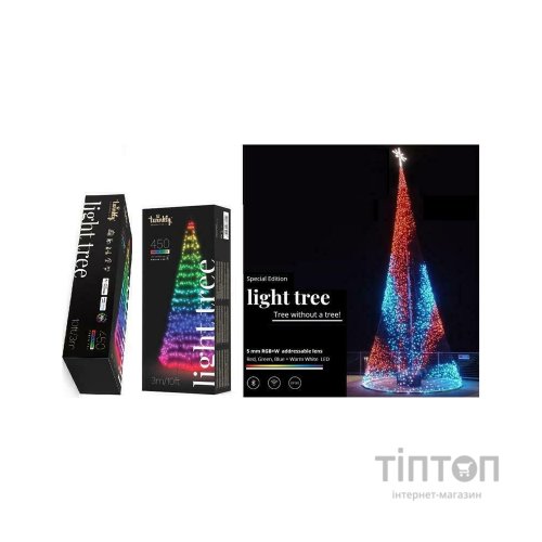 Гірлянда Twinkly Smart LED Light tree RGBW 450, Gen II, IP44, 3м (TWP500SPP-BEU)