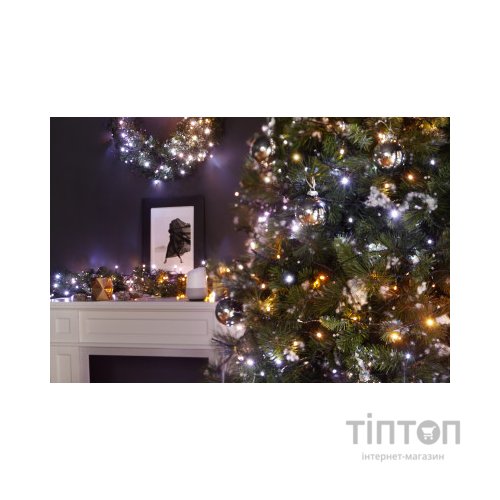 Гірлянда Twinkly Smart LED Strings AWW 400, BT+WiFi, Gen II, IP44, кабель чор (TWS400GOP-BEU)
