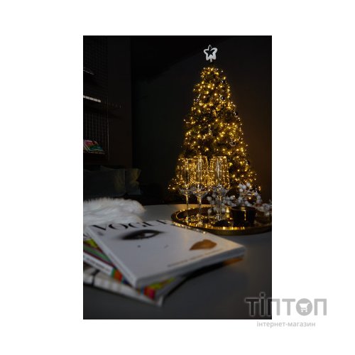 Гірлянда Twinkly Smart LED Strings AWW 400, BT+WiFi, Gen II, IP44, кабель чор (TWS400GOP-BEU)