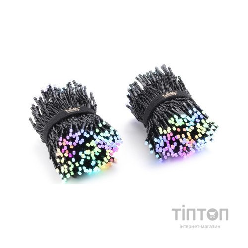 Гірлянда Twinkly Smart LED Strings RGB 600, BT+WiFi, Gen II, IP44 кабель чорн (TWS600STP-BEU)
