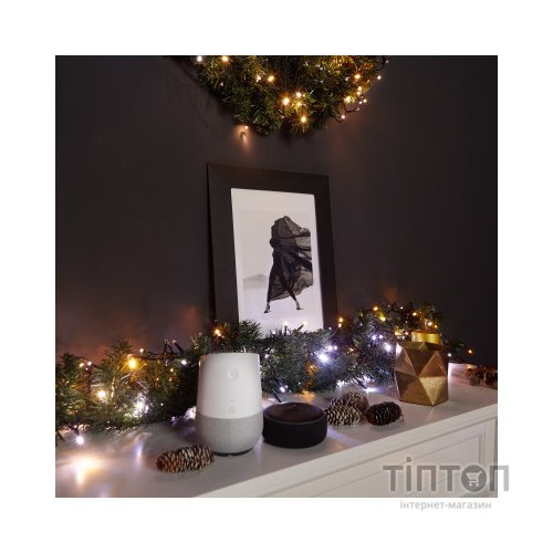 Гірлянда Twinkly Smart LED Strings RGBW 250, BT+WiFi, Gen II, IP44, кабель ч (TWS250SPP-BEU)