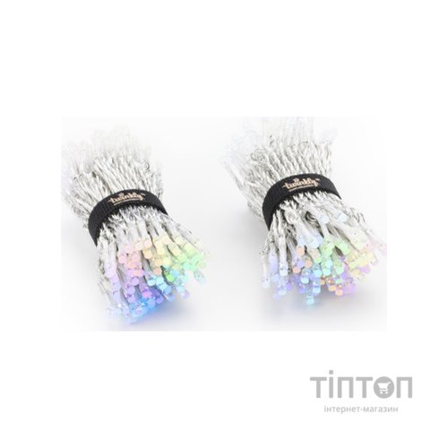 Гірлянда Twinkly Smart LED Strings RGBW 250, BT+WiFi, Gen II, IP44, кабель пр (TWS250SPP-TEU)