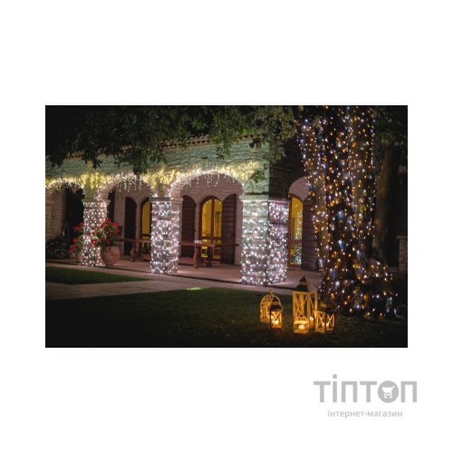 Гірлянда Twinkly Smart LED Strings RGBW 250, BT+WiFi, Gen II, IP44, кабель пр (TWS250SPP-TEU)