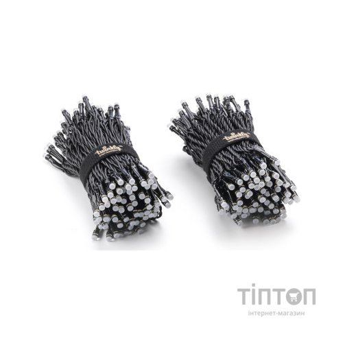 Гірлянда Twinkly Smart LED Strings RGBW 400, BT+WiFi, Gen II, IP44, кабель ч (TWS400SPP-BEU)