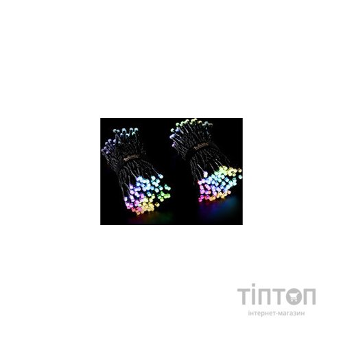 Гірлянда Twinkly Smart LED Strings RGBW 400, BT+WiFi, Gen II, IP44, кабель ч (TWS400SPP-BEU)