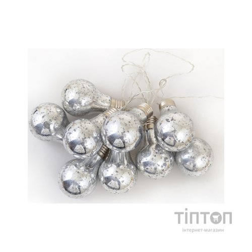 Гірлянда YES! Fun LED 10 ламп. Лампочки, 2м. срібний (801148)