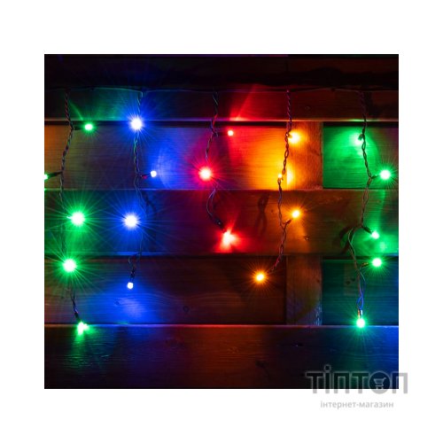 Гірлянда YES! Fun штора LED вулична 80 ламп, IP65, багатобарвна (801168)