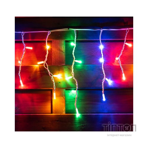 Гірлянда YES! Fun штора LED вулична 80 ламп, IP65, багатобарвна (801169)