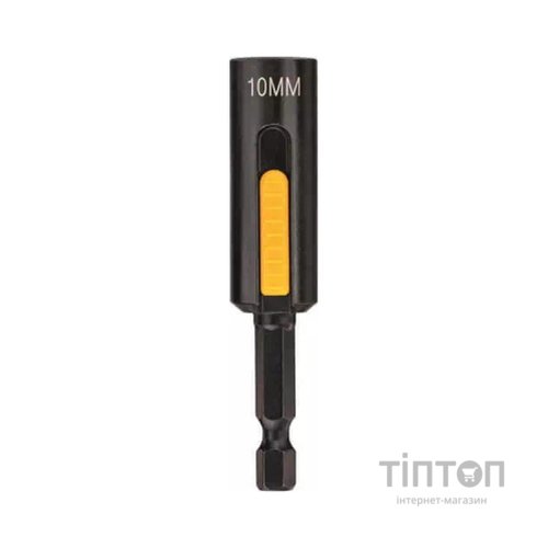 Головка магнітна DeWALT магнітна EXTREME 1/4" х 10 мм, шестигранна з магнітом (DT7440)