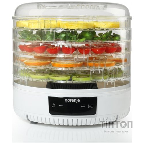 Сушка для овочів та фруктів Gorenje FDK 500 GCW (FDK500GCW)