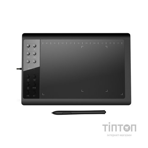 Графічний планшет Bosto 1060 Plus Black (B1060PLUS)