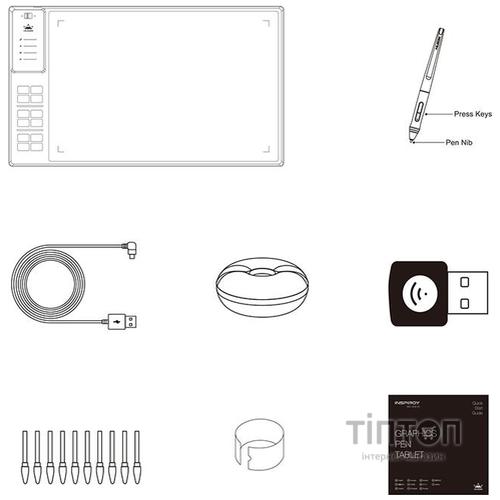 Графічний планшет Huion Giano WH1409 V2 (WH1409V2)
