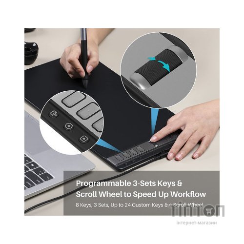 Графічний планшет Huion Inspiroy 2 L (H1061P)