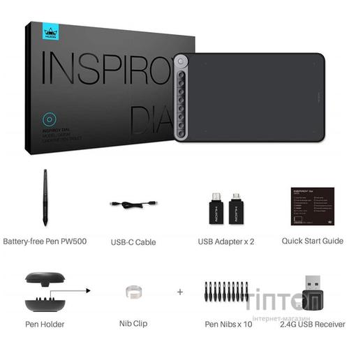 Графічний планшет Huion Inspiroy Dial Q620M (Q620M)