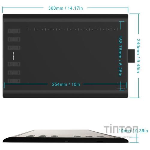 Графічний планшет Huion New 1060Plus