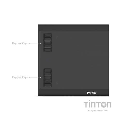Графічний планшет Parblo A610 Plus V2 Black (A610PLUSV2)