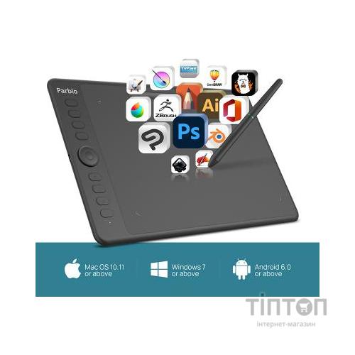 Графічний планшет Parblo Intangbo M Black (INTANGBOM)