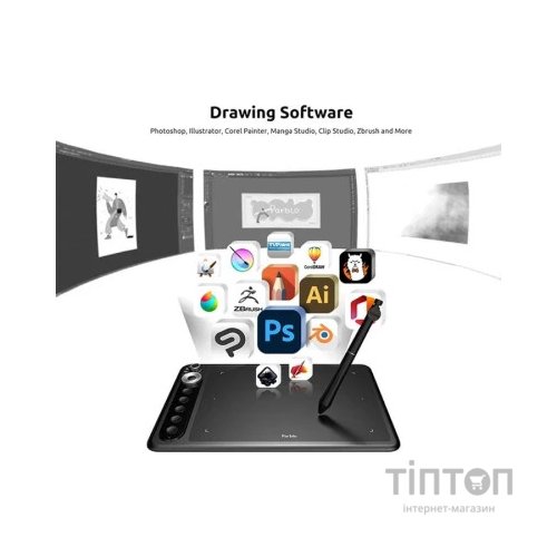 Графічний планшет Parblo Intangbo X7 Black (INTANGBOX7)