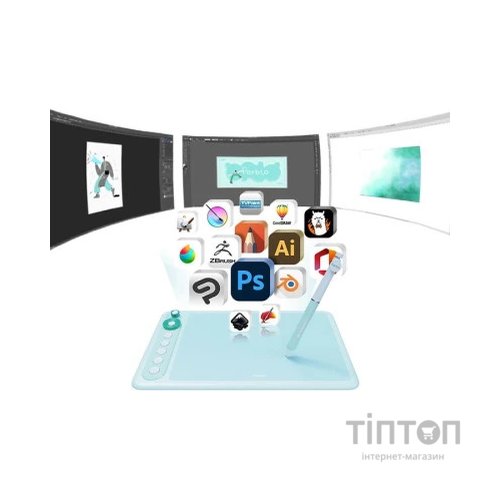 Графічний планшет Parblo Intangbo X7 Green (INTANGBOX7G)