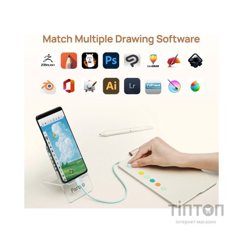 Графічний планшет Parblo Ninos Q Mobile (NINOSQ)