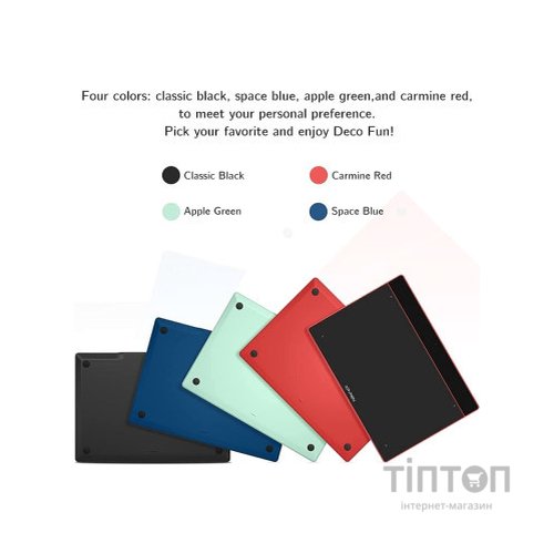 Графічний планшет XP-Pen Deco Fun Black (Deco Fun L_BK)