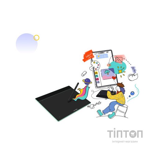 Графічний планшет XP-Pen Deco Fun Black (Deco Fun L_BK)