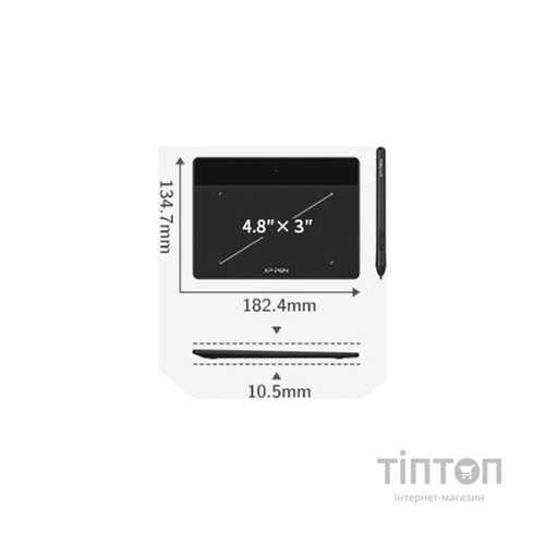 Графічний планшет XP-Pen Deco Fun Black (Deco Fun XS_BK)