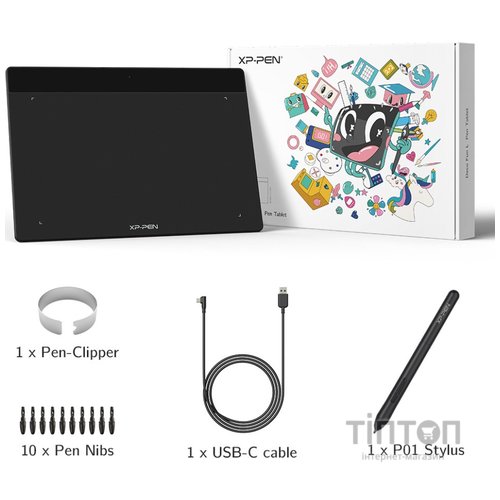 Графічний планшет XP-Pen Deco Fun L Black