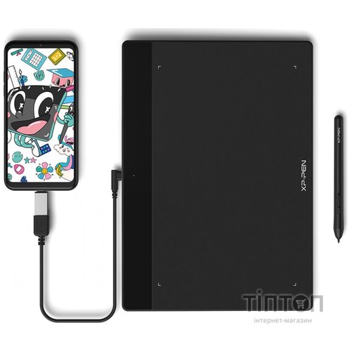 Графічний планшет XP-Pen Deco Fun L Black