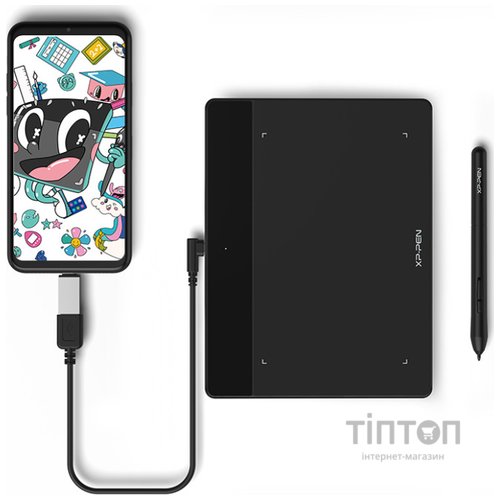 Графічний планшет XP-Pen Deco Fun S Black