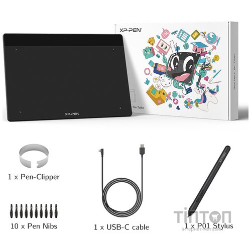Графічний планшет XP-Pen Deco Fun S Black