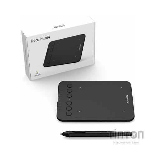 Графічний планшет XP-Pen Deco Mini 4